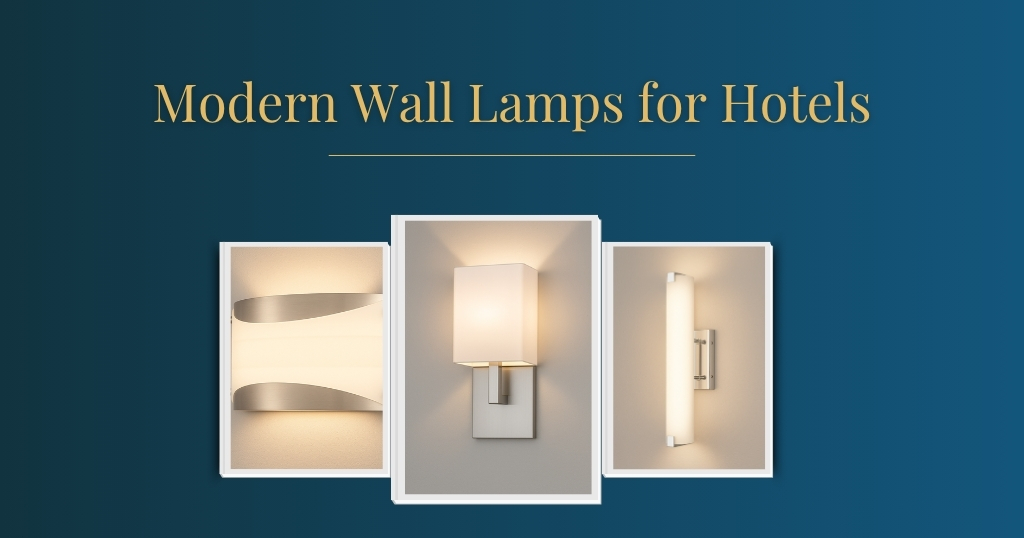Modern Wall Lamps for Hotels